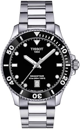 Tissot Seastar 1000 40 mm, Cinza, Moderno | Amazon.com.br